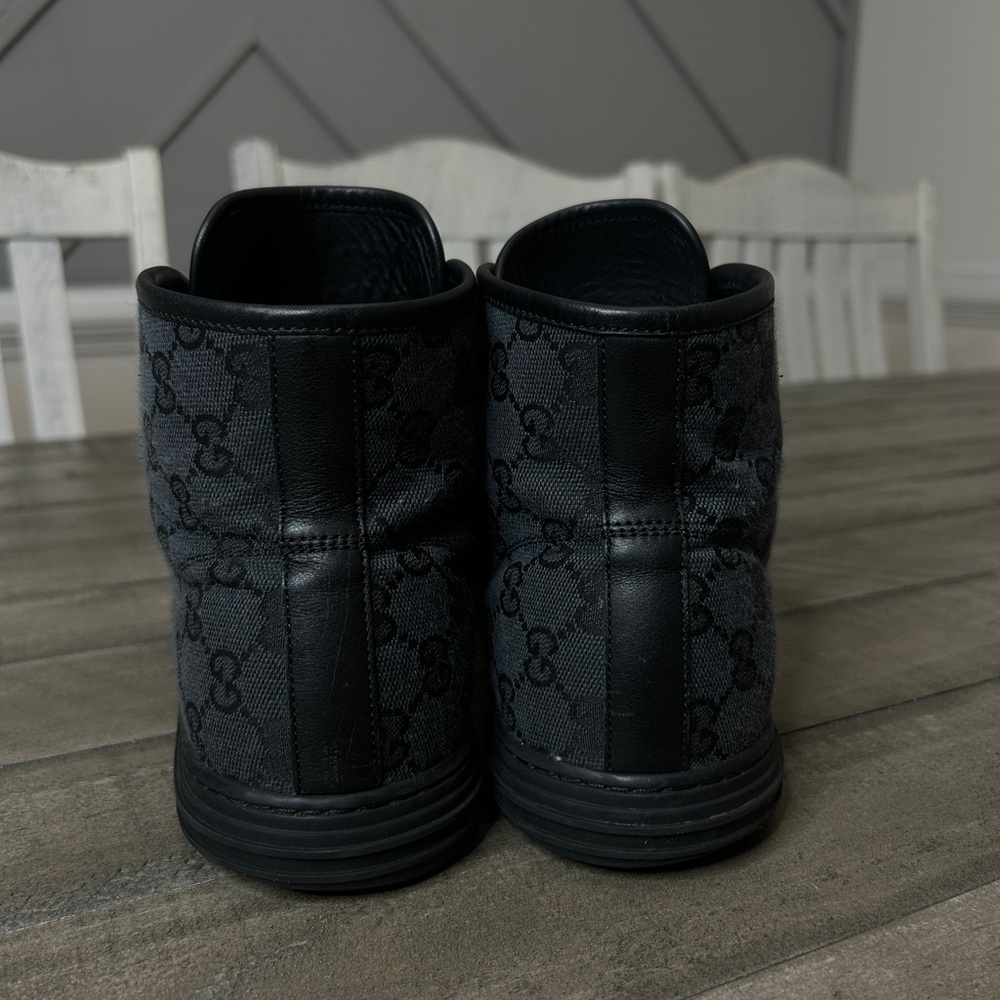 Gucci Black High-Top Sneakers - Picture 5 of 6